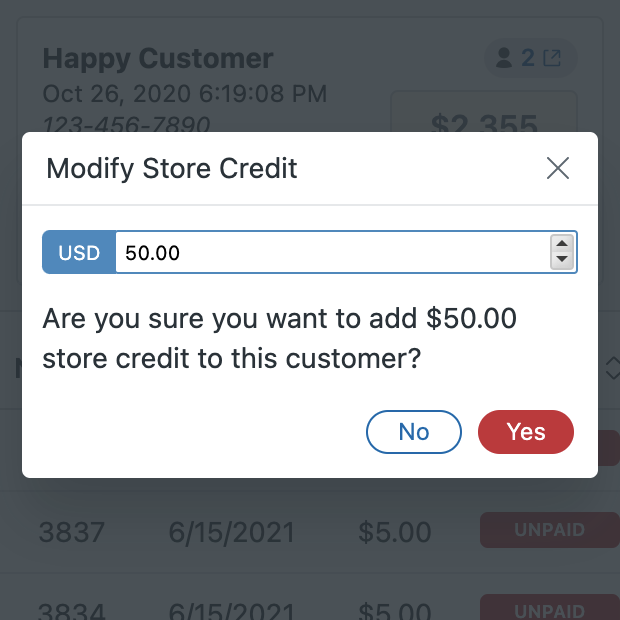 BigCommerce - Add Store Credit