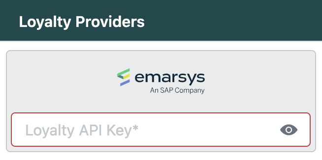 Onboarding: Emarsys Loyalty