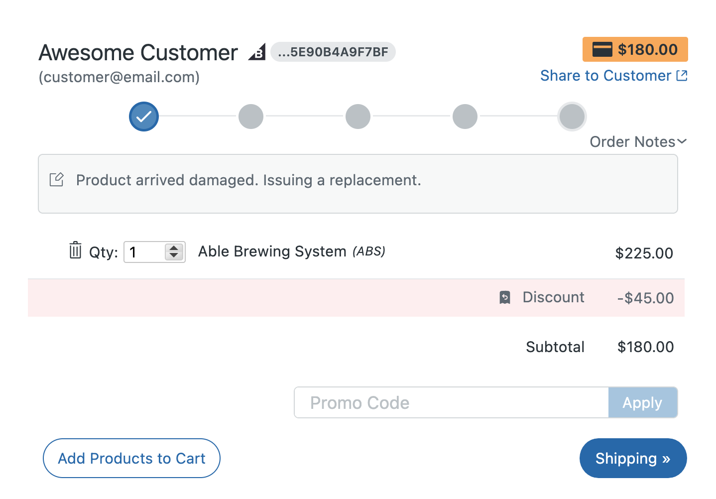 BigCommerce - Cart Notes