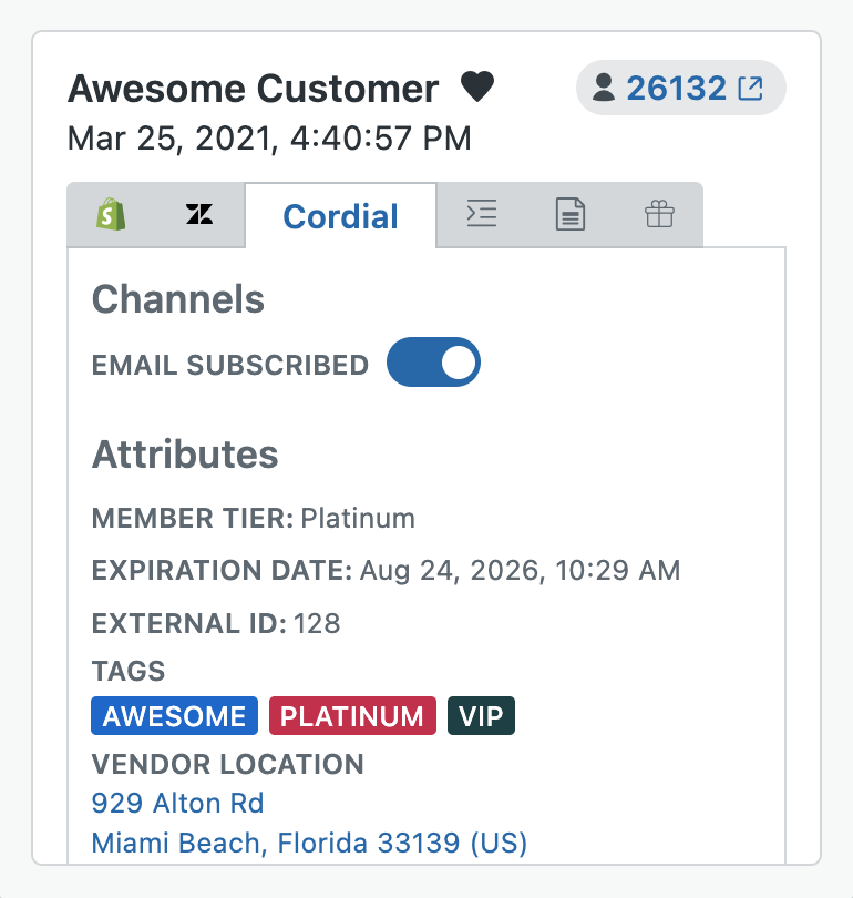 Cordial - Customer Insights