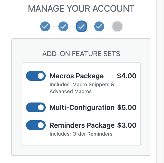 Feature Sets