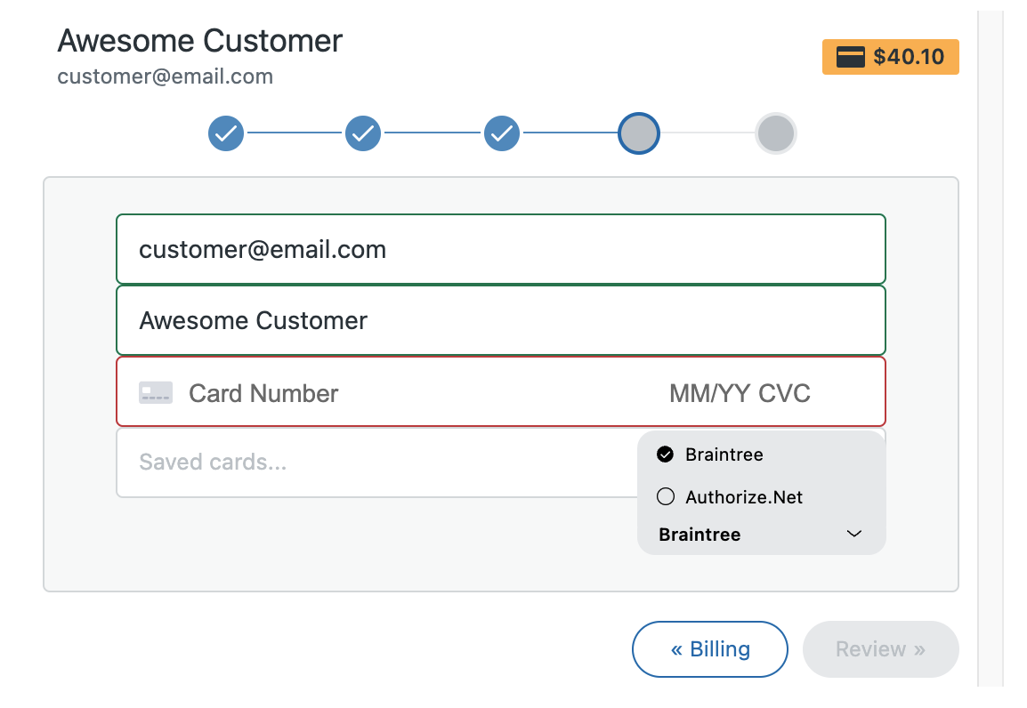 Magento 2 Select Payment at Checkout