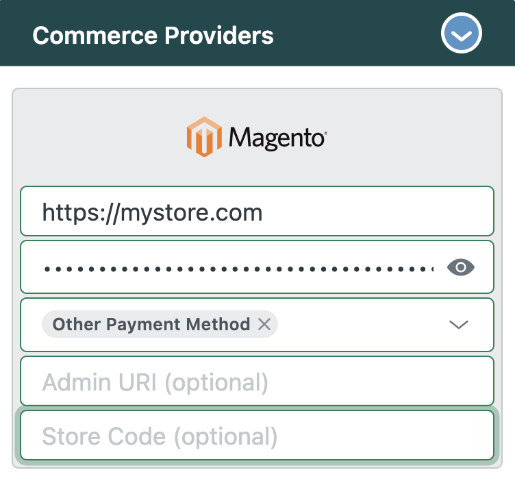 Magento2 - Store Code Configuration