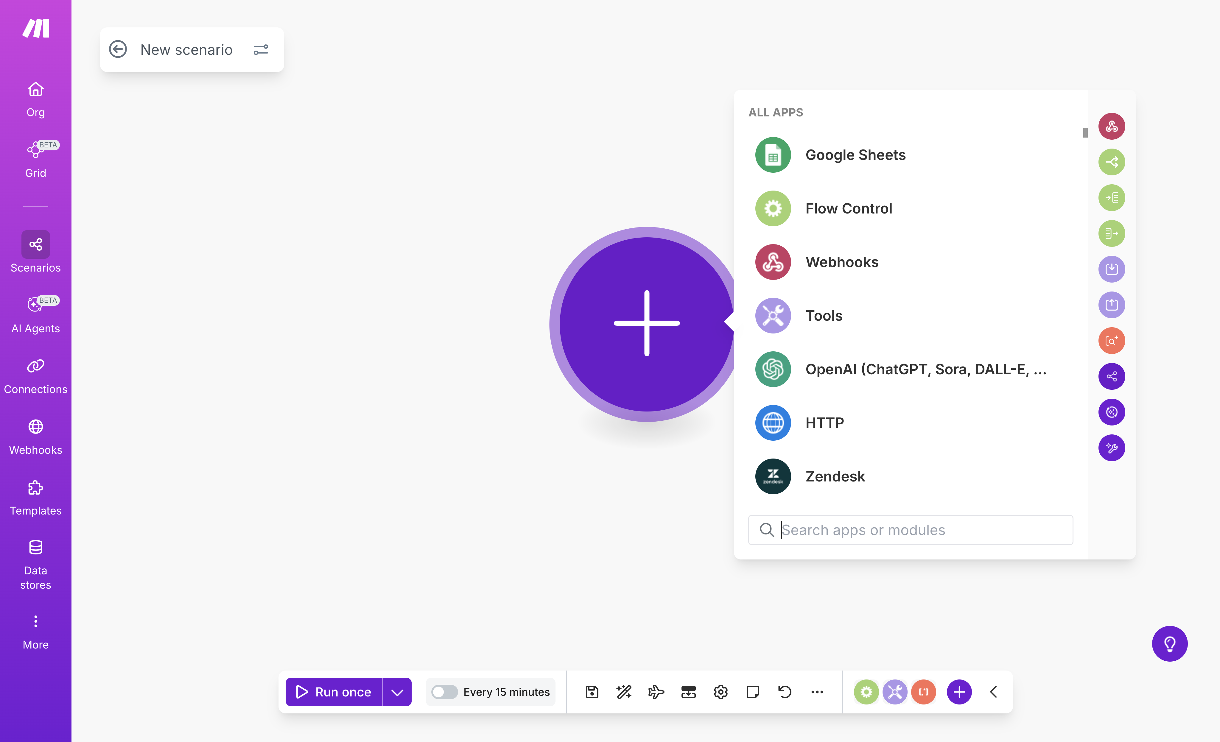 Make.com Integration Provider: Scenario
