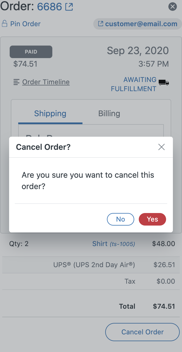 Order Refund