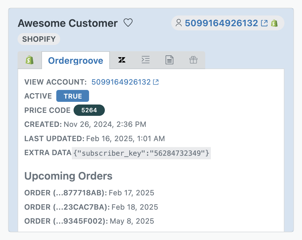 Ordergroove - Customer Insights