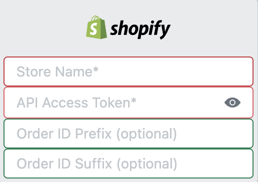 Shopify Order Number Prefix/Suffix