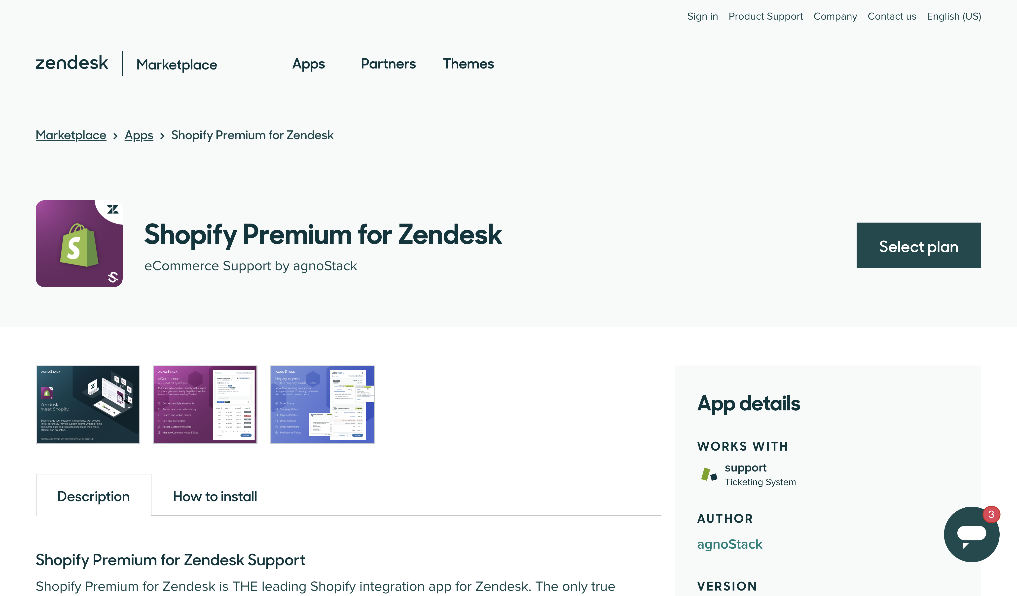 Shopify Premium for Zendesk: Zendesk Marketplace