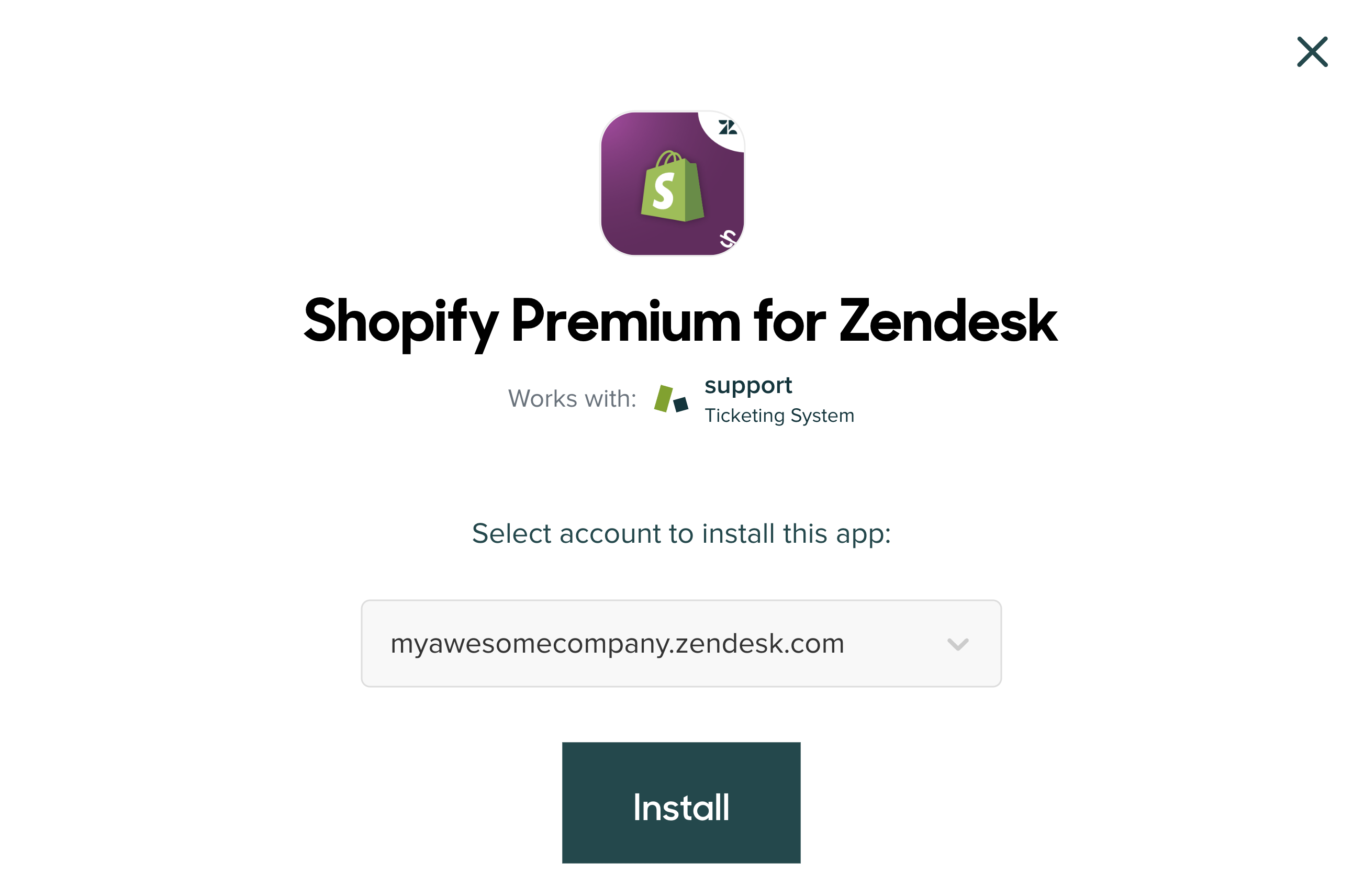 Shopify by agnoStack: Zendesk OAuth