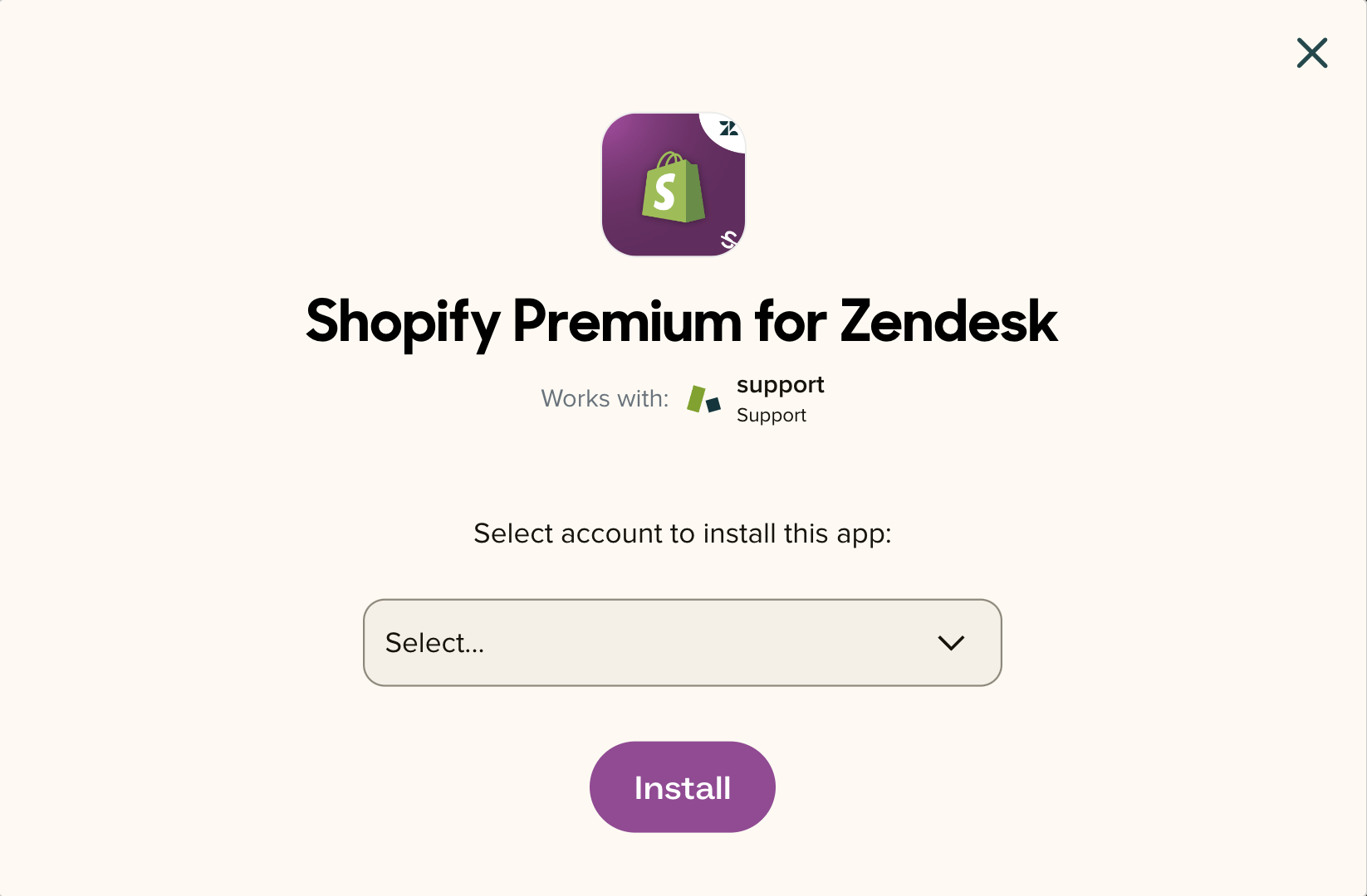 Shopify by agnoStack: Zendesk OAuth